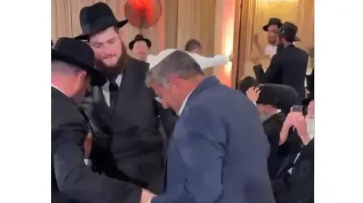 איתמר בן גביר בחתונה חסידית ענקית: מי היה שם ואיך זה נראה מהרחבה
