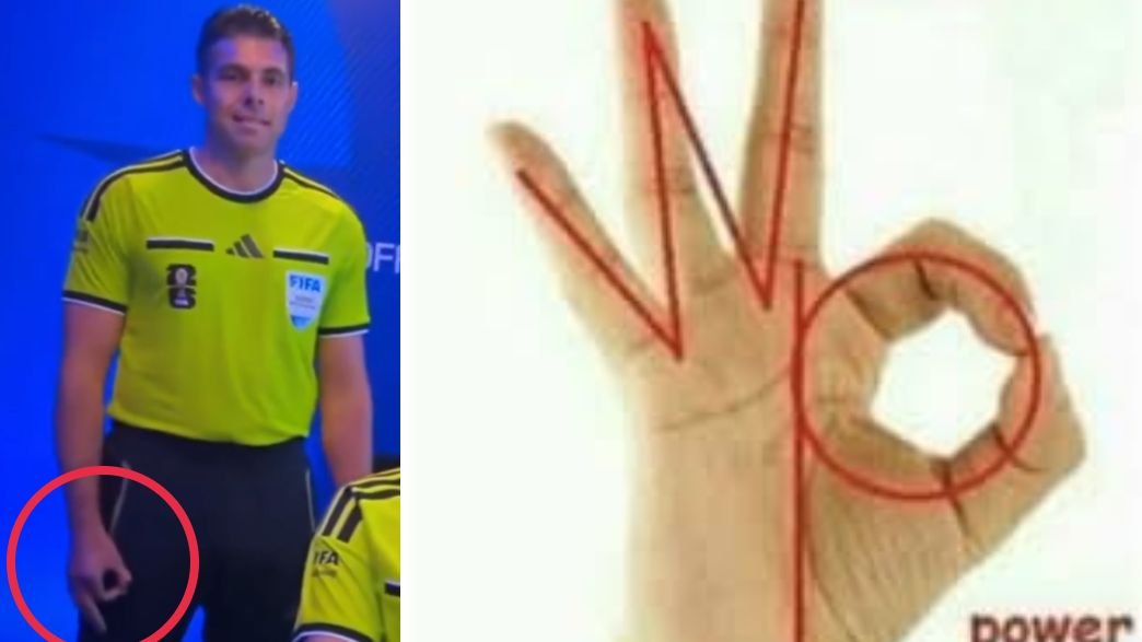 שון אוונס שופט VAR נתפס מסמן White Power: מה באמת היה שם?
